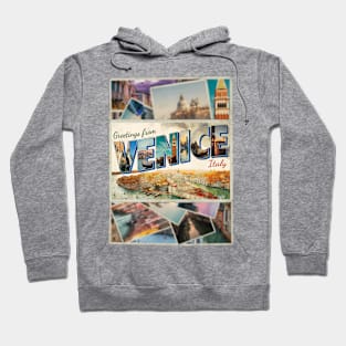 Vintage style Greetings from Venice in Italy retro souvenir Hoodie